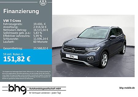 VW T-Cross Volkswagen 1.0 TSI Navi ACC App-Connect Climatronic