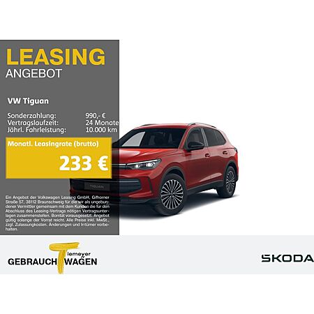 VW Tiguan leasen