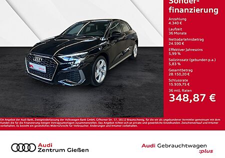 Audi A3 Sportback 40 TFSI e S line PANO LED Kamera Na