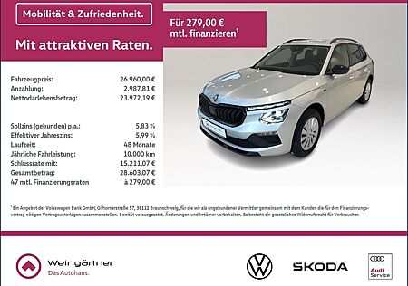 Skoda Kamiq 1.0 TSI Selection, AHK, Ausstattung Black,