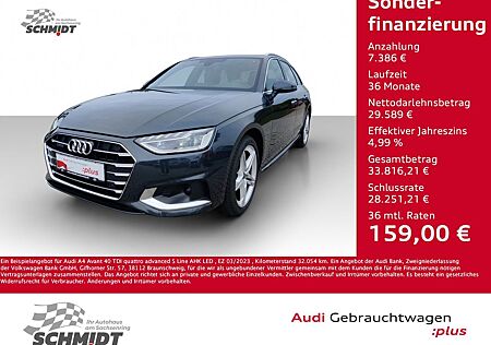 Audi A4 Avant 40 TDI quattro advanced S Line AHK LED