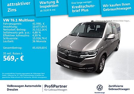 VW T6 Multivan Volkswagen T6.1 Multivan Comf. DSG GEN.SIX LED NAV ACC AHZV
