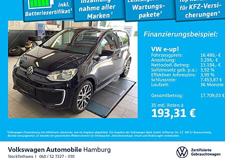 VW e-up! Volkswagen e-up! Style Plus Kamera Sitzhzg Klima CCS-Ladek.