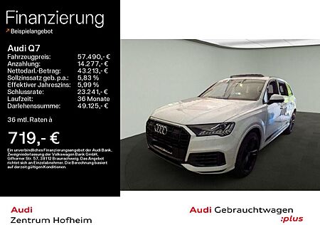 Audi Q7 55 TFSIe qu S line tip*Air*B&O*Pano*Matrix*Vi