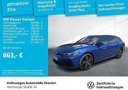 VW Passat Variant Volkswagen 2.0 TDI 4MOTION R-Line AHK PANO