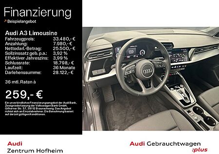 Audi A3 Limousine 35 TDI advanced S tro*Facelift*LED*