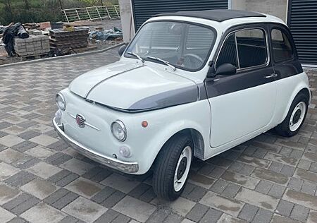 Fiat 500 Oldtimer Otto bulloni bicolor Deutsch Papier