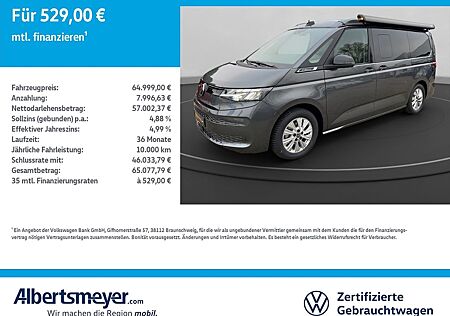 VW T7 Volkswagen California 2.0 TDI Beach Camper +DSG+NAVI+LED