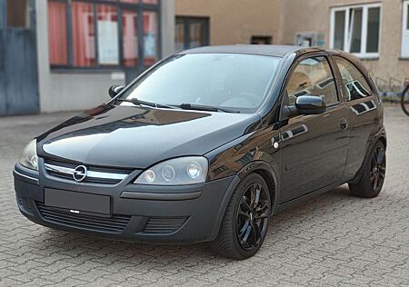 Opel Corsa 1.8 16V GSi + laut + tief + schwarz