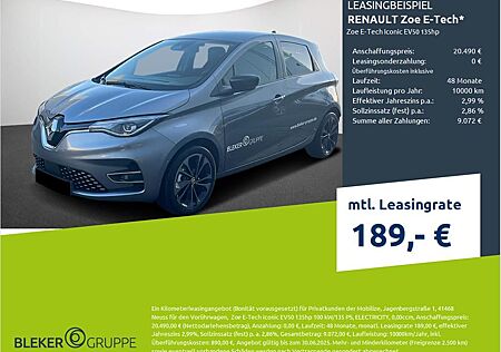 Renault ZOE E-Tech Iconic EV50 135hp