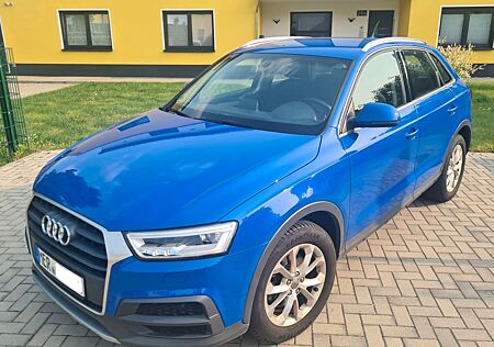 Audi Q3 1.4 TFSI Nogaroblau S-tronic 1. Hd. Scheckh.
