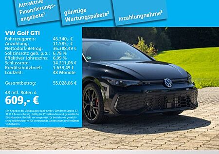 VW Golf Volkswagen VIII GTI 2.0 TSI BlackStyle Navi IQ.LIGHT A