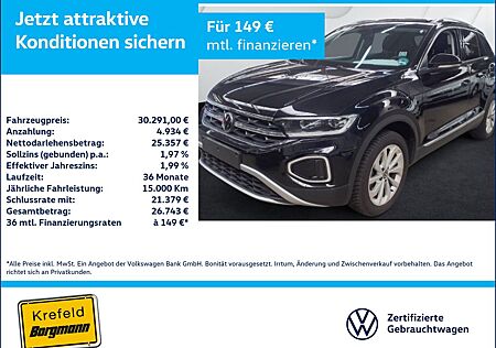 VW T-Roc Volkswagen 1.5 TSI Style AHK LED ACC NAVI SHZ PDC