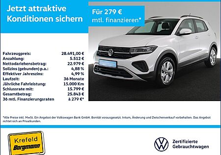 VW T-Cross gebraucht kaufen VW T-Cross Volkswagen 1.5 TSI Life LED ACC NAVI SHZ PDC KLIMA