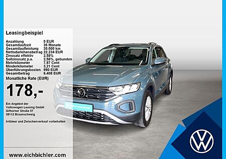 VW T-Roc Volkswagen Life 1.0 TSI ParkAss. LED LM KlimaA Navi