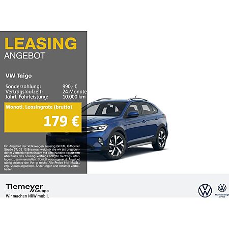 VW Taigo leasen