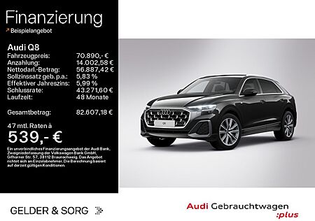 Audi Q8 gebraucht kaufen Audi Q8 50 TDI quattro S line Air*HuD*Pano*AHK*360°