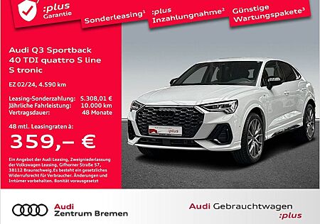 Audi Q3 Sportback 40 TDI quattro S line S tronic Navi