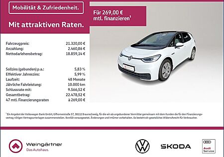 VW ID.3 Volkswagen Pro Performance Business 62kWh, Wärmepumpe,