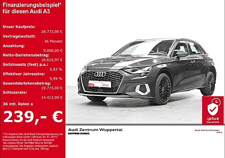 Audi A3 Sportback 40 TFSI E KAMERA DAB GRA PARK ASSIS