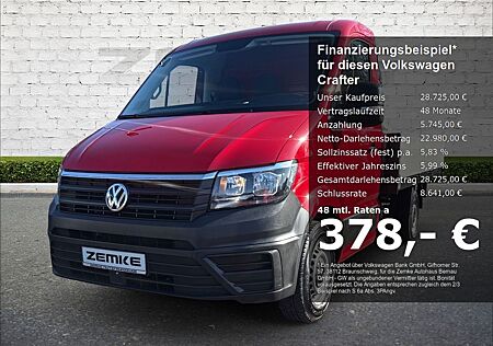 VW Crafter Volkswagen Pritsche 35 mittellang FWD AHK Notbremsa