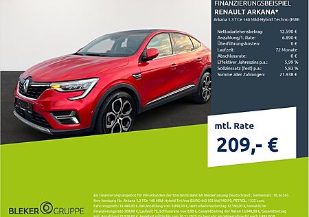 Renault Arkana gebraucht kaufen Renault Arkana 1.3 TCe 140 Mild-Hybrid Techno (EURO 6d)