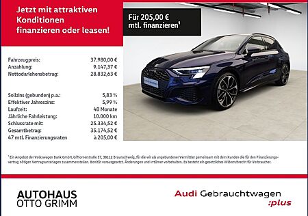 Audi A3 Sportback 35 TFSI S line LED NAVI LEDER ALU