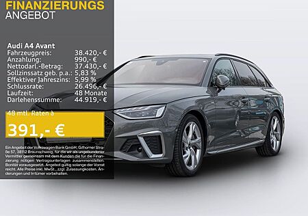 Audi A4 Avant 40 TFSI 2x S LINE HuD MATRIX LED LM18