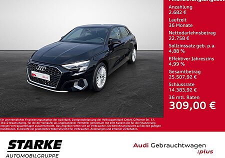 Audi A3 Sportback 40 TFSI e S tronic advanced Panoda