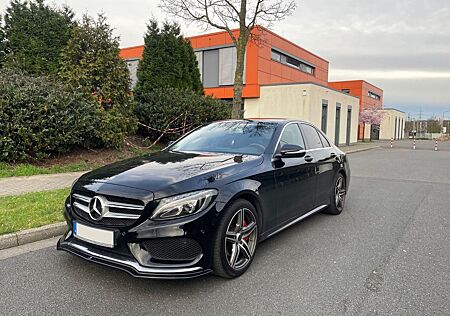 Mercedes-Benz C 180 AMG Line wie neu sehr gepflegt 18" Burmester