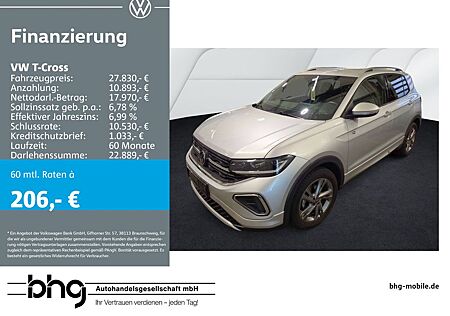 VW T-Cross Volkswagen 1.5 TSI R-Line DSG IQ. LIGHT KAMERA AHK