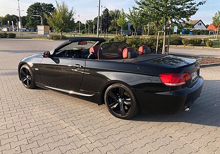 BMW 335i Cabrio - N54 M-Paket Automatik rotes Leder