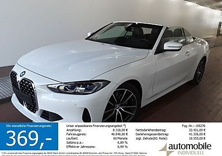 BMW 420d Cabrio LiveCockpit Laser AHK Parkassistent