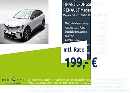 Renault Megane E-Tech EV60 220 Evolution (60 kWh)
