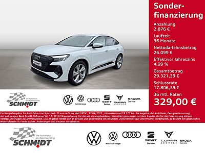 Audi Q4 e-tron Sportback 35 e-tron  SLine MMI OPTIK