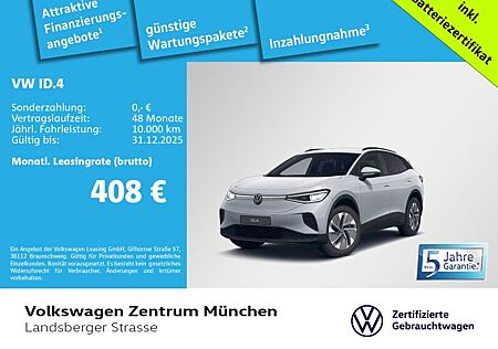 VW ID.4 Volkswagen Pro 210kW Wärmepumpe ACC CCS IQ.Light Navi