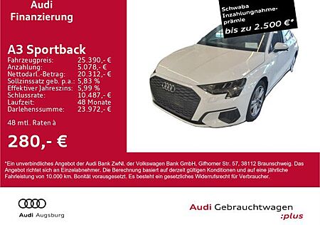 Audi A3 Sportback 40 TFSI e S tr. *AHK*VIRTUAL*8-fach