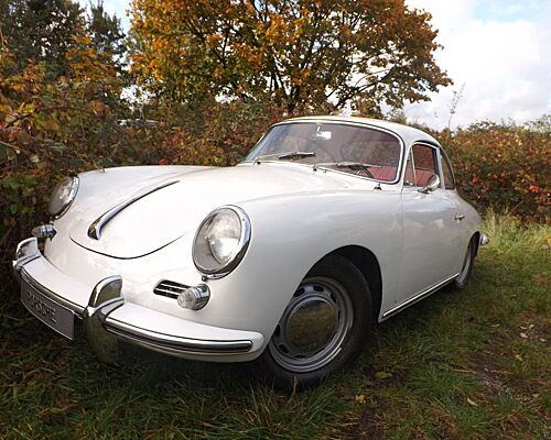 Porsche 356 C 1600 -"die weiße Maus", diesmal als Coupé!