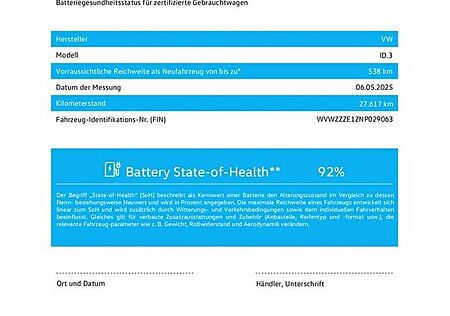 VW ID.3 Volkswagen Pro CCS LED Navi Rückfahrkamera