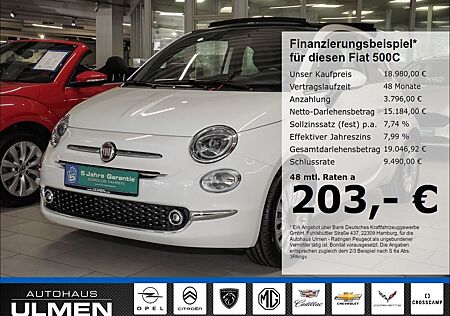 Fiat 500C Dolcevita 1.0 Mild Hybrid Faltdach CarplaAl