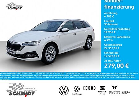 Skoda Octavia gebraucht kaufen Skoda Octavia Combi 2.0 TDI Style HuD ACC NAVI