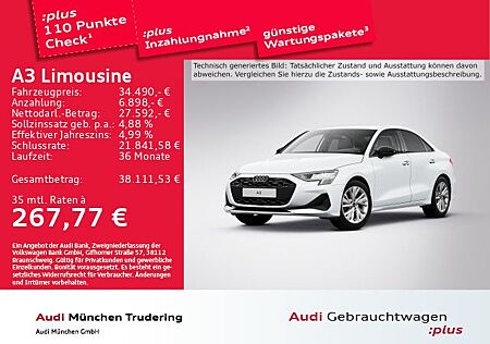 Audi A3 Limousine advanced 30 TFSI 85(116) kW(PS) S t