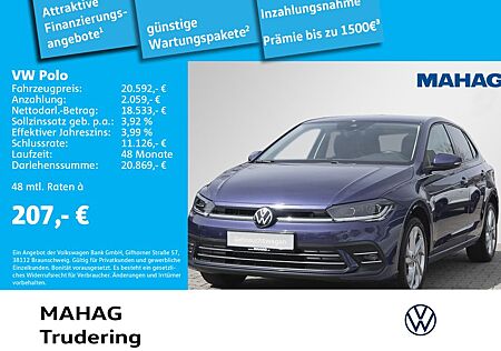 VW Polo Volkswagen VI 1.0 Style IQ.Light IQ.Drive Navi ParkPil