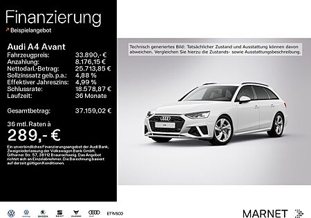 Audi A4 Avant 40 TFSI S line*Navi*Alu*PDC* Connec