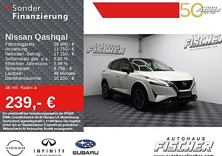 Nissan Qashqai 1.3 Tekna Design-Paket Sitzheizung 2-Far