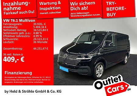 VW T6 Multivan Volkswagen T6.1 Multivan Comfortline 2.0 TDI DSG AHK STANDH