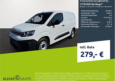Citroën Berlingo 1.2 PureTech 130 Club M/L1 S&amp EAT