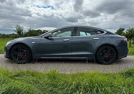 Tesla Model S P85+ Free SuC, Vollausst. - selten