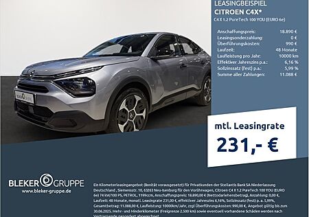 Citroën C4 X PureTech 100 You