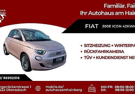 Fiat 500E Icon *SITZHZG*KAMERA*KOMFORTPAKET*